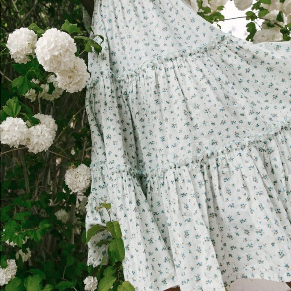 Ivy City Co Short Madeline Dress Blue - Picture 6 of 7